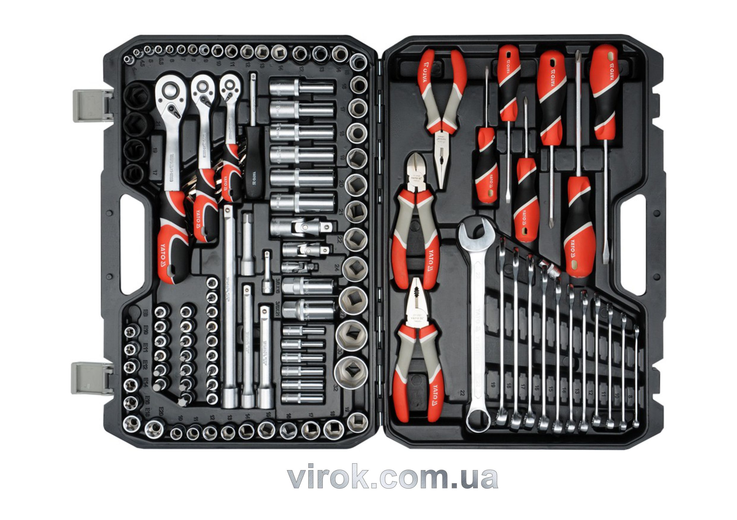 画材 Iron Quartz Genuine Набір інструментів YATO 129 предметів купити зі знижкою - VIROK