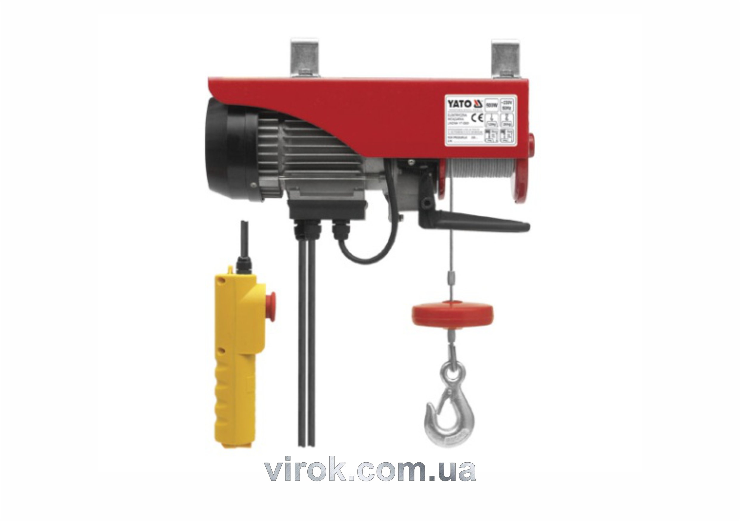ТельферэлектрическийYATO1050Вт300/600кг