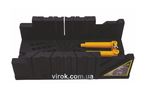 Стусло пластикове із затискачами VIROK 320 х 120 х 75 мм (4.5"+M)
