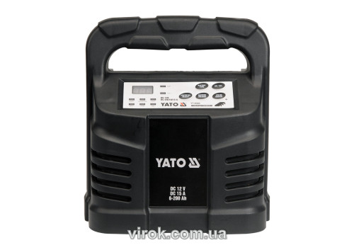 Зарядний прилад для акумуляторів 12 В YATO 15 А 6-200 Агод