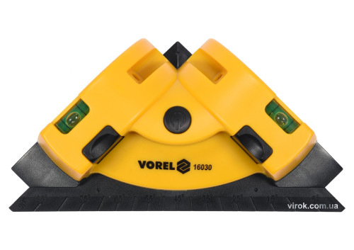 Рівень кутовий лазерний VOREL для укладання плитки 190 х 135 мм