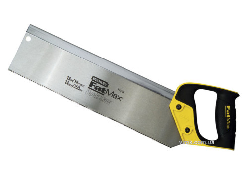 Ножівка пасовочна по дереву STANLEY "FatMax" 350 мм 13TPI