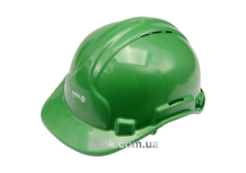 Каска для захисту голови VOREL зелена