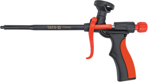 Пістолет для нанесення PU маси з тефлоновим покриттям YATO: ствол l= 200 мм, заг. відстань- 315 мм