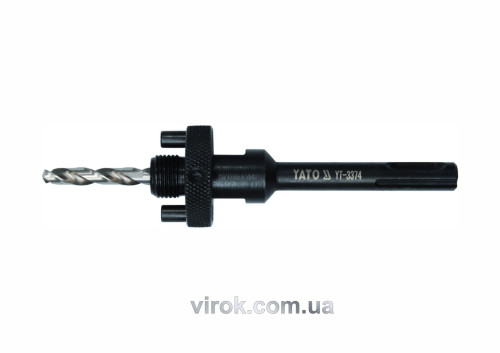 Тримач зі свердлом центрувальним для кільцевих пил YATO SDS+ 32-200 мм
