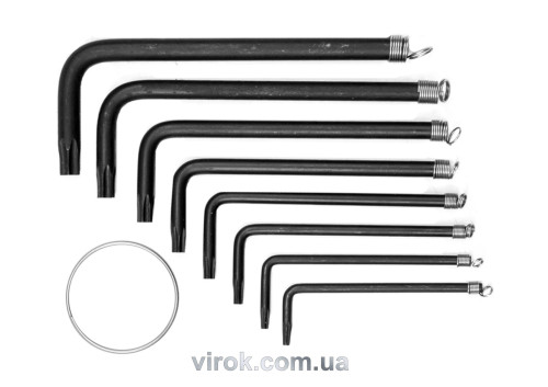 Набір ключів Torx VOREL Т10-Т40 8 шт