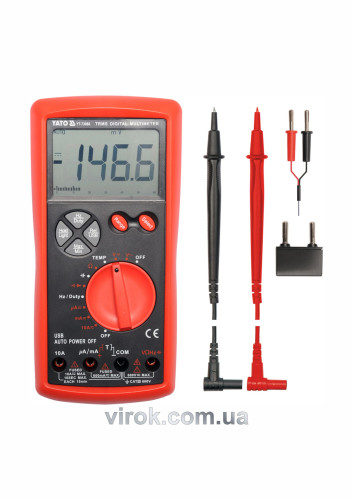 Прилад для вимірюв. електр. параметрів і температури YATO [20]