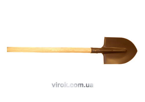 Лопата штикова з дерев'яною ручкою ТМ VIROK