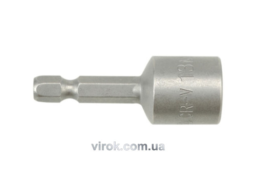 Насадка торцева магнітна YATO HEX-1/4" 13 х 48 мм