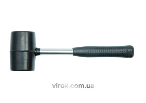 Молоток гумовий VOREL з металевою ручкою 50 мм 410 г