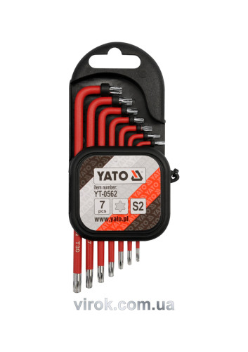 Набір ключів Torx Г-подібних YATO Т9-Т30 7 шт