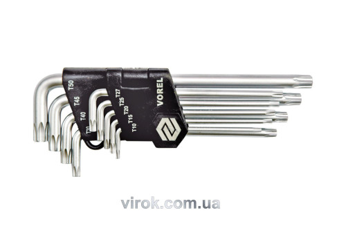Набір ключів Тorx VOREL Т10-Т50 9 шт