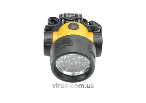 Ліхтар на чоло світлодіодний VOREL 17 LED 60 x 40 x 55 мм 3 x AAA