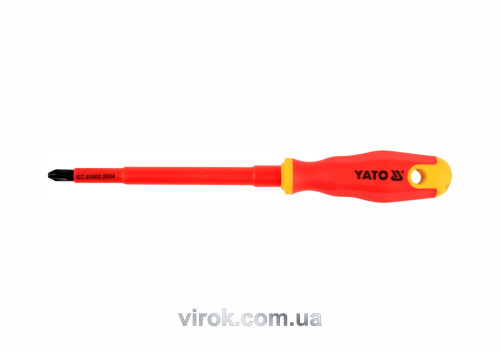 Викрутка діелектрична хрестова YATO PH3 x 150 мм VDE до 1000 В