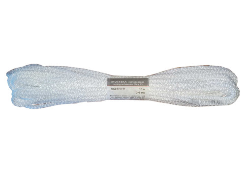 Мотузка господарська Тип 5 TM VIROK, 5мм Х 10 м, р/н=80кгс, поліпропіленова, без серцевин, біла