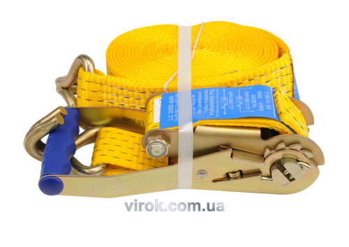 Ремінь для кріплення багажу з тріщаткою VOREL 2500/5000 daN 6 м х 50 мм
