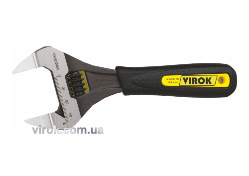 Ключ розвідний VIROK з тонкими губками 6" 150 мм