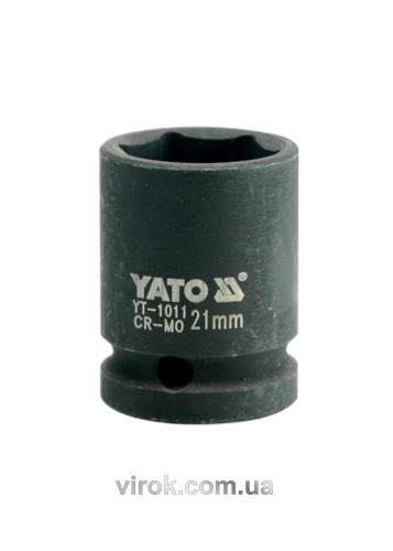 Головка торцева ударна шестигранна YATO 1/2" М21 х 39 мм