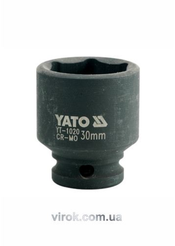 Головка торцева ударна шестигранна YATO 1/2" М30 х 48 мм