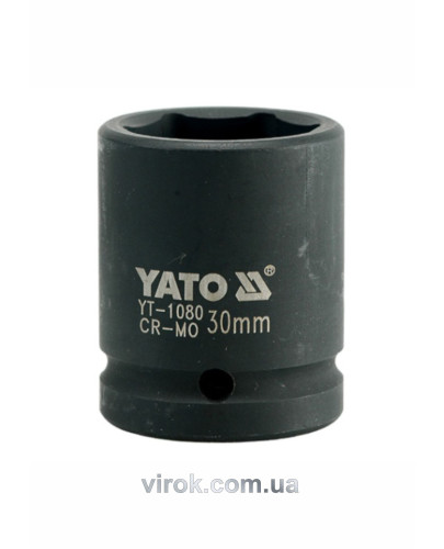 Головка торцева ударна шестигранна YATO 3/4" М30 х 53 мм