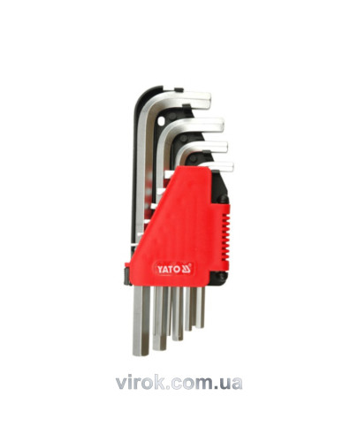 Набір ключів шестигранних Г-подібних YATO М2-12 мм 10 шт
