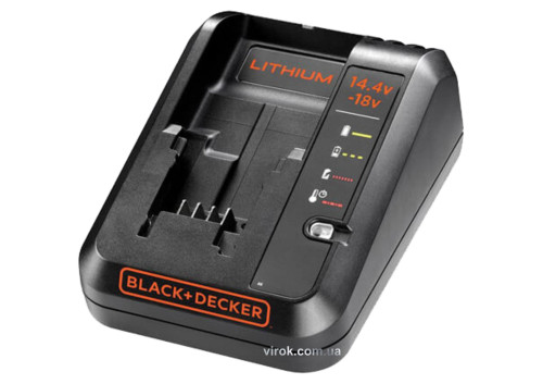Зарядний пристрій Black+Decker для акумуляторів 14.4-18 В