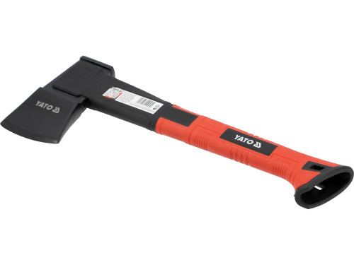 Сокира-колун з захисним кожухом YАТО: обух m= 0,9 кг, держак з нейлону