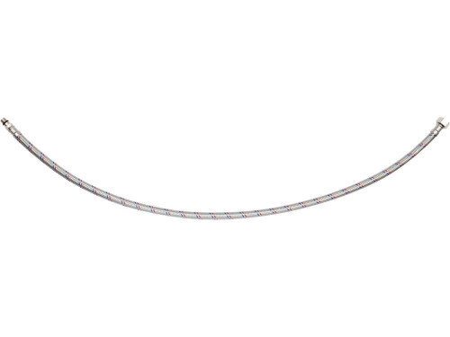 Шланг водопровідний з опліткою з нерж сталі FALA l= 600мм Ø= 8/12, з'єдн F-3/8" х M-M10x1- 17мм 1МПа