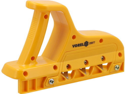 Рубанок крайковий по г/к плитах VOREL з кутами обробки 45° і 60° ABS пластиковий корпус [24]