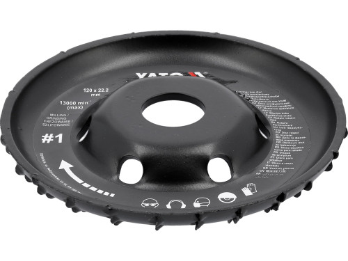 Диск-фреза YATO Ø=120/22.2 мм YT-59155