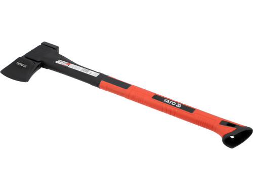 Сокира-колун з захисним кожухом YАТО: обух m= 1.6 кг, держак з нейлону