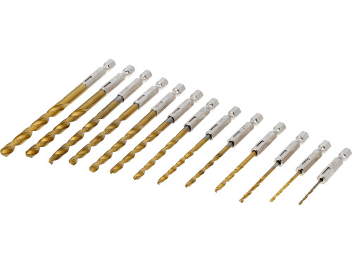 Набір свердл по металу покриті титаном STHOR 21655