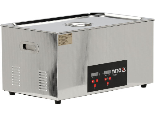 Мийка для майстерні ультразвукова YATO мереж 230В, 480Вт ванна 50х 33х 29 см 22 л, роб. темп- 0-80ºС