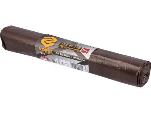 Торбинки для біо-органічних відходів VOREL, 60 л. 15 шт