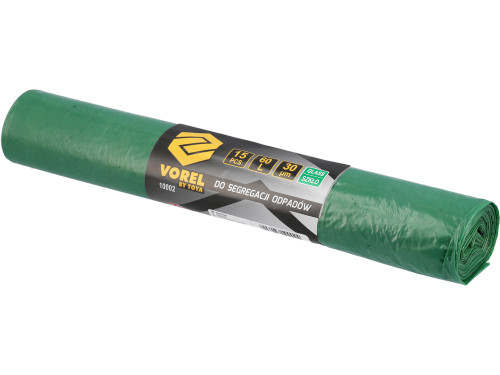 Торбинки для скляних відходів VOREL, 60 л. 15 шт