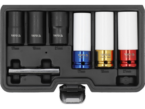 Головки торцеві ударні з екстрактором YATO YT-10559