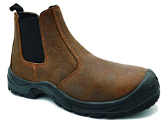 Чоботи низькі робочі з нубук шкіри YATO CHELSEA, розм. 40, з поліуретановою підошвою