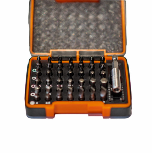 Набір насадок викруткових Industry USH: 1/4", PH-PZ-Torx-HEX-SL + магнітний тримач, 36 елем.