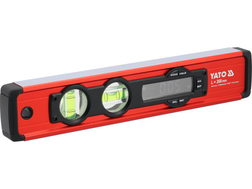 Рівень електронний з LED-дисплеєм YATO  L= 268 YT-30396