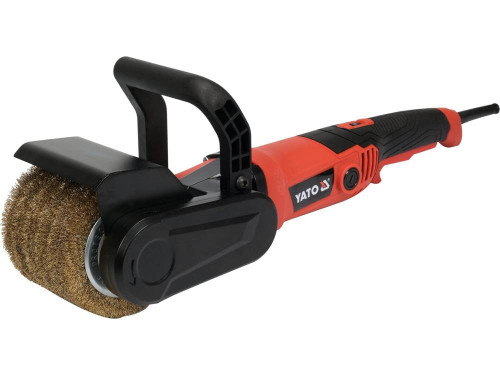 Шліфувально-браширув. машина по мет/дер YATO,елек.мер 230В,1300Вт,900-3700 об/хв щіткаØ=120/19х100мм