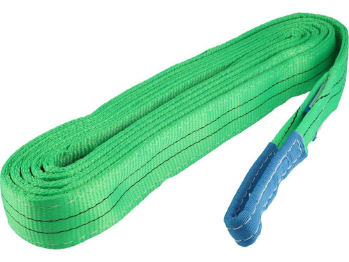 Строп пасовий з поліестеру VOREL 2 петлі по 30 см, заг. l=6 м, шир.- 60 мм, макс. навантаж- 2 т [15]