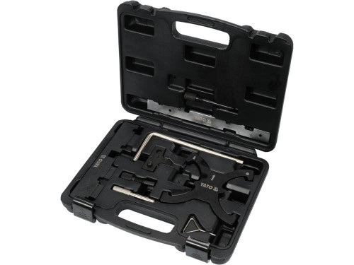 Фіксатори ГРМ бензинових двигунів авто групи FORD (1.6 Ti-VCT, 1.5/1.6 VVT) YATO: набір 9 елем.