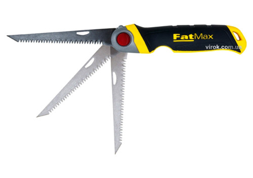 Ножівка по гіпсокартону розкладна STANLEY "FatMax" з полотном 130 мм 8 зубів/1"