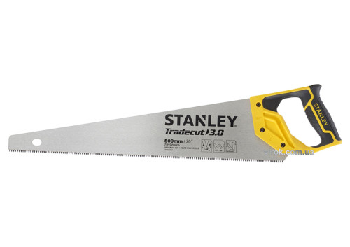 Ножівка по дереву STANLEY "Tradecut" 500 мм 7 зубів/1"
