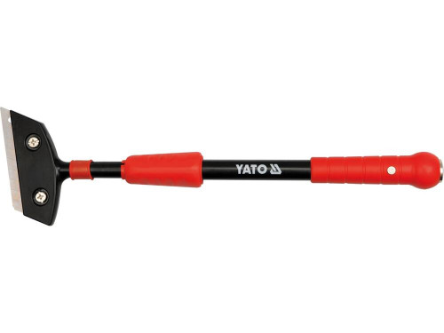 Скребок YATO для скла: з телескоп. ручкою l= 390-600 мм та змінним лезом 18 x 100 мм [10/60]