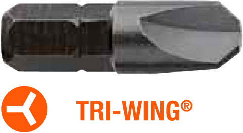 Насадка викруткова INDUSTRY USH TRI-WING TW0 x 25 мм 5 шт