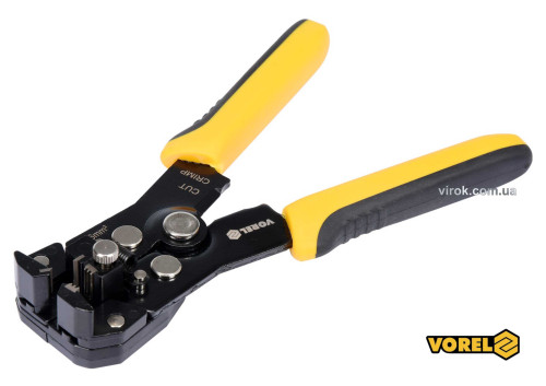 Знімач ізоляції автоматичний VOREL 160 мм для кабелів 0.2-6 мм²