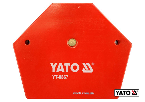 Струбцина магнітна для зварювання YATO 111 х 136 х 24 мм 34 кг