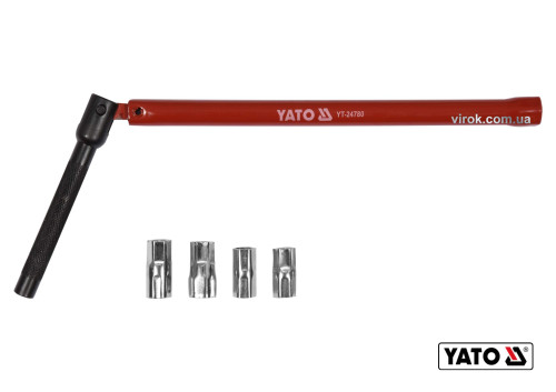 Ключ для затягування фітингів шарнірний YATO HEX 13 мм 8-12 мм зі сталі