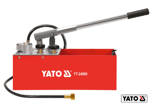Прес ручний для контролю щільності трубних систем YATO 5 Мпа 12 л